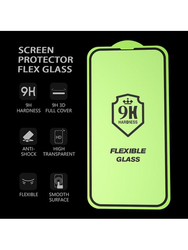 Szkło hybrydowe Bestsuit Flexible 5D Full Glue do iPhone 15 Plus czarny