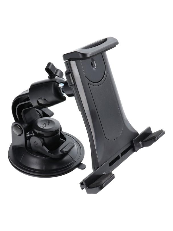 Uchwyt samochodowy do szyby / deski / zagłówek (tablet 7" - 10") czarny