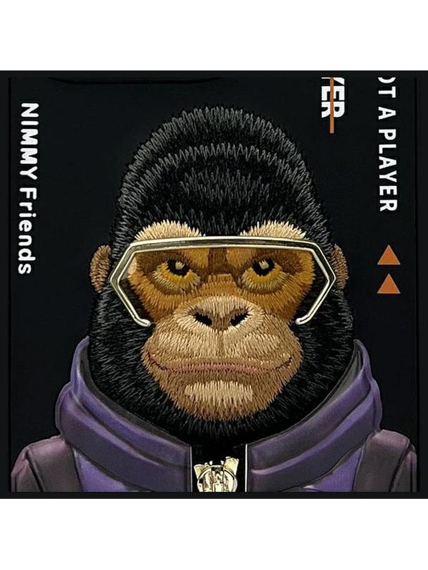 NIMMY futerał COOL&CUTE 2.0 Monkey do IPHONE 16 Pro czarny
