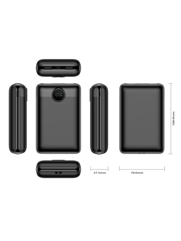 Powerbank Veger S20 (W2053) PD QC3.0 2A 22,5W 20000 mAh czarny