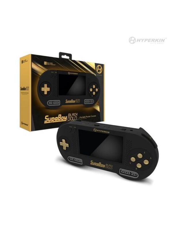 HYPERKIN konsola przenośna do gier SUPABOY M08889-BKC czarno złota