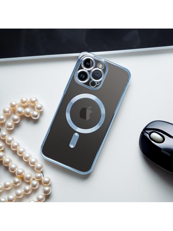 Futerał ELECTRO MAG COVER kompatybilny z MagSafe do IPHONE 16 Pro Max niebieski