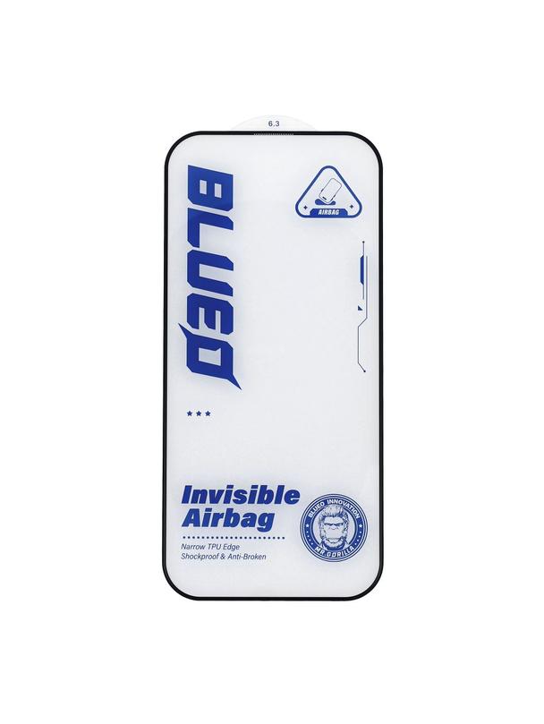 Szkło Hartowane 5D Mr. Monkey Glass - Apple iPhone 16 Pro czarny (Airbag Anti-broken)