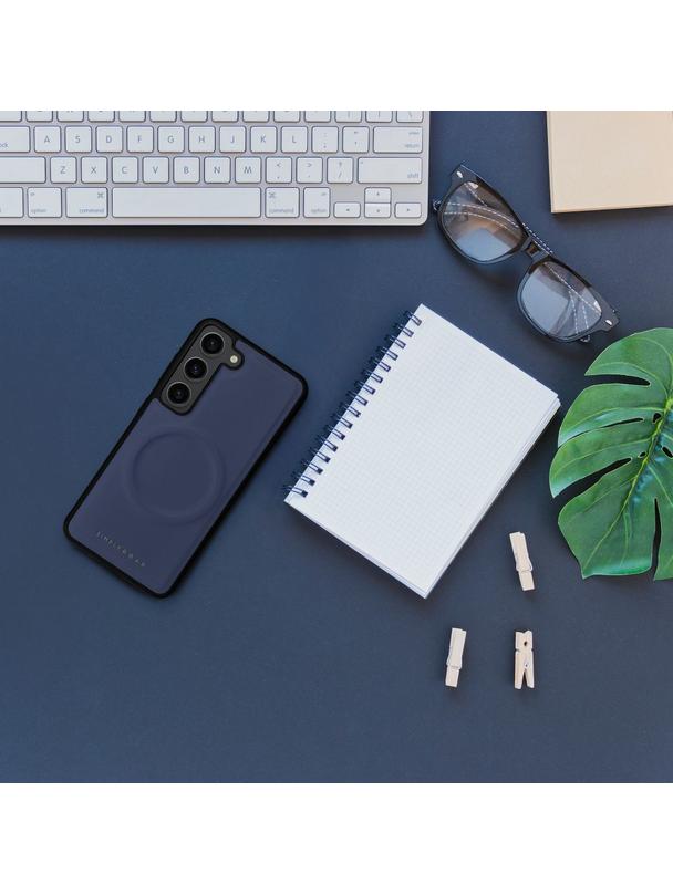 ROAR futerał MAG MORNING do SAMSUNG A34 Granatowy