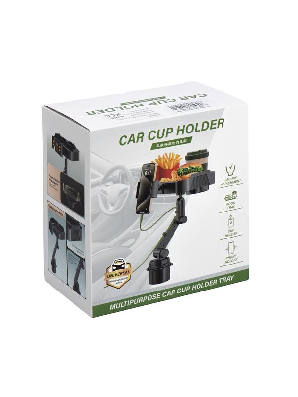 Stolik samochodowy z uchwytem na telefon CP2008 czarny