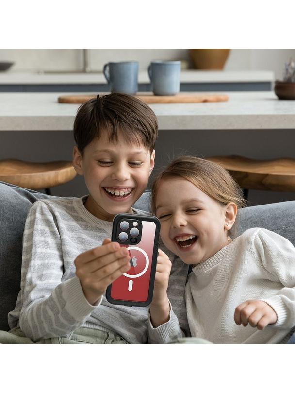 Futerał wodoodporny SHELLBOX DOT kompatybilny z MagSafe do IPHONE 15 Pro czarny