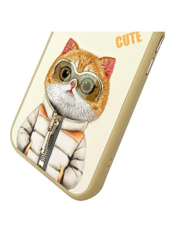 NIMMY futerał COOL&CUTE 2.0 Cat do IPHONE 15 khaki