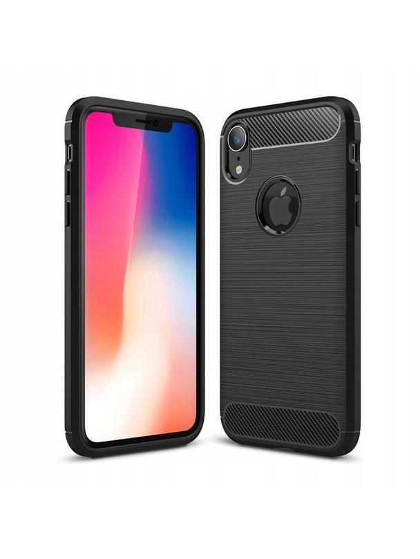Futerał CARBON do IPHONE XR czarny