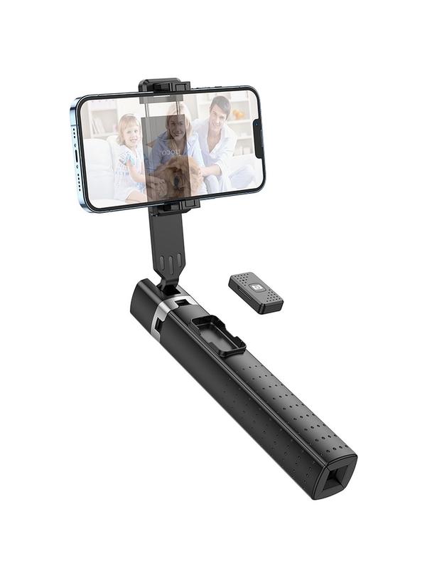 Selfie stick Hoco fourpod z pilotem bezprzewodowym K18 czarny