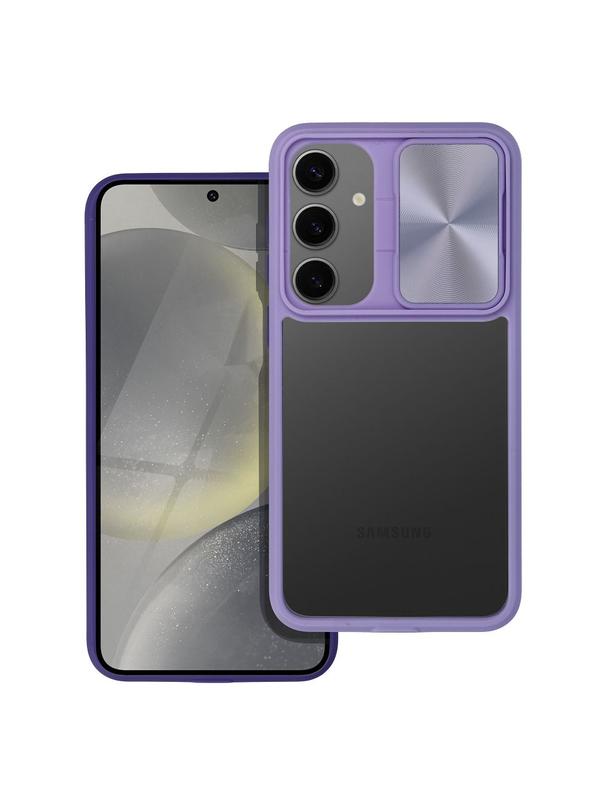 Futerał SLIDER do SAMSUNG S24 Plus fioletowy