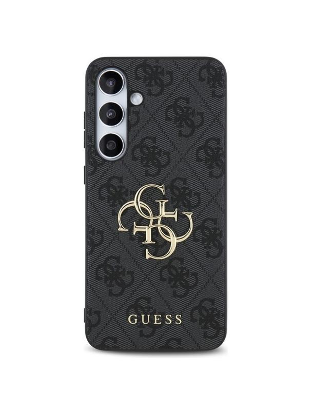 GUESS futerał do SAMSUNG S24 FE GUHCS24FE4GMGGR (HC PU 4G Big Metal Logo) szary