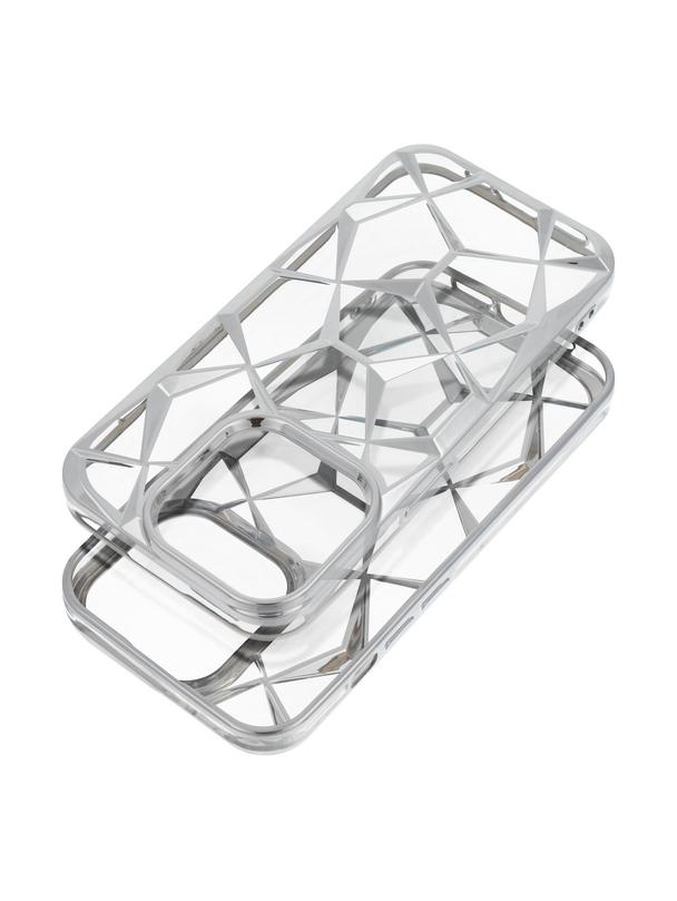 Futerał TWINKI do IPHONE 16 PLUS srebrny