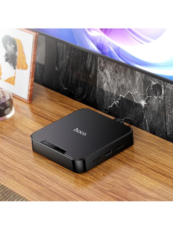 TV box Hoco WiFi 4K Android DQ08 czarny