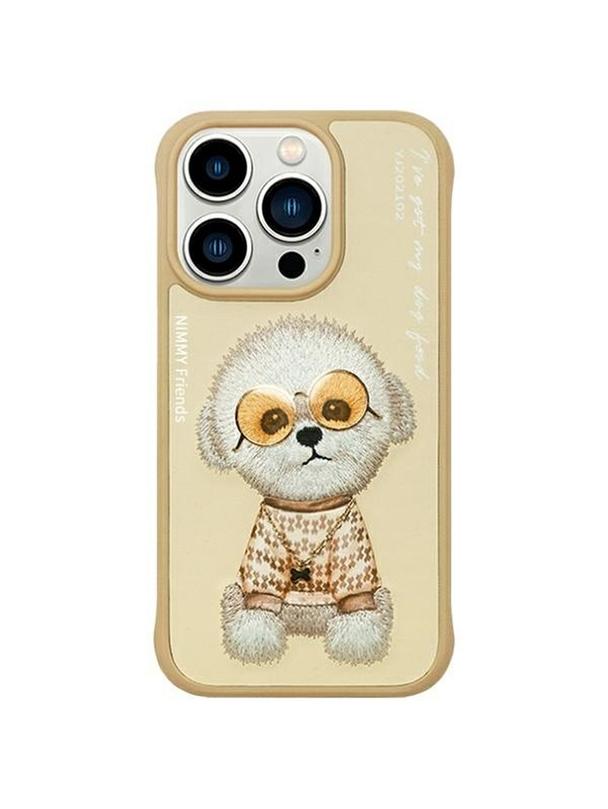 NIMMY futerał GLASSES COOL DOG do IPHONE 15 Pro khaki