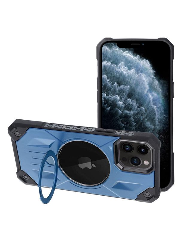 Futerał ARMOR MAG COVER kompatybilny z MagSafe do IPHONE 11 Pro niebieski