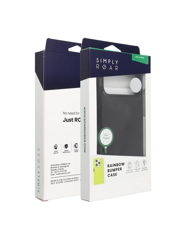 ROAR futerał RAINBOW BUMPER kompatybilny z MagSafe do IPHONE 17 Pro fioletowy
