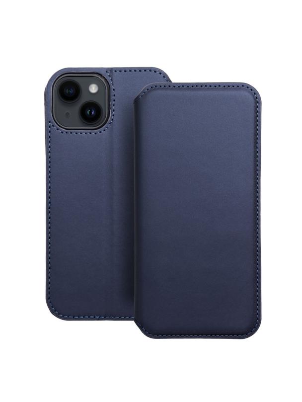 Kabura DUAL POCKET Book do IPHONE 14 granatowy