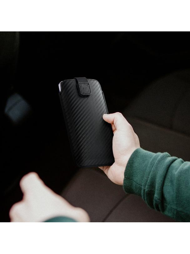 Futerał uniwersalny / wsuwka POCKET Carbon - Model 14 - do IPHONE 11 / XR