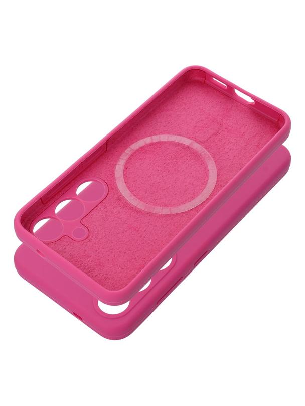 Futerał SILICONE 2mm do SAMSUNG S25 Edge kompatybilny z MagSafe róż