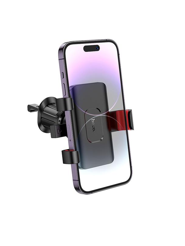 Uchwyt na telefon do samochodu uniwersalny Hoco do kratki H21 czarny