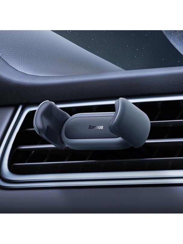 BASEUS uchwyt samochodowy do kratki z podwójnym mocowaniem SUGP000001 czarny