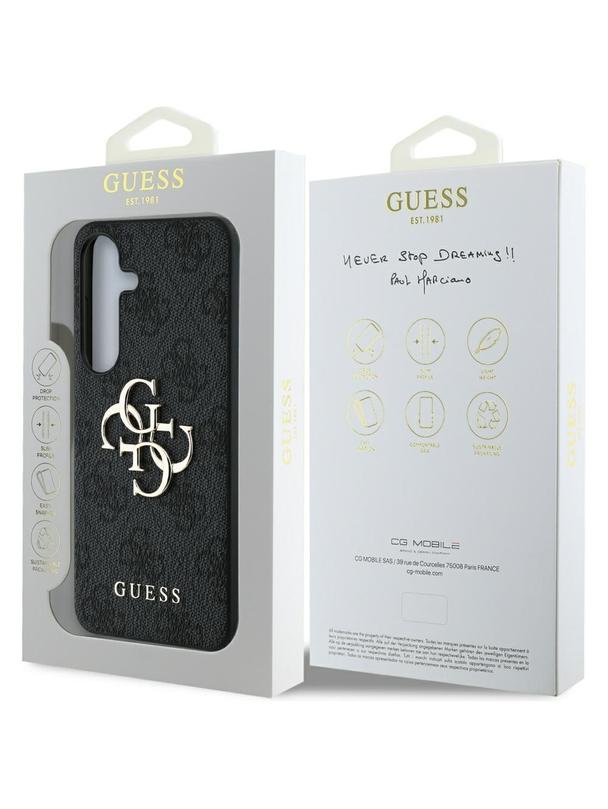 GUESS futerał do SAMSUNG S25 GUHCS25S4GMGGR (4G PU Big Logo) czarny