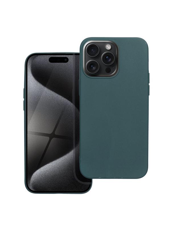 Futerał MATT do IPHONE 15 Pro ciemnozielony