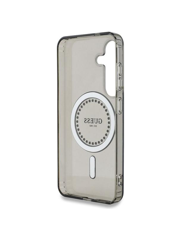 GUESS futerał do SAMSUNG S25 GUHMS25SPFTDTEK (Magnetic IML Rhinestones) czarny