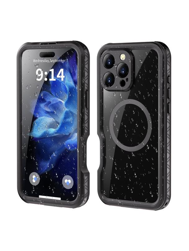 Futerał wodoodporny SHELLBOX GT kompatybilny z MagSafe do IPHONE 16 Pro Max czarny