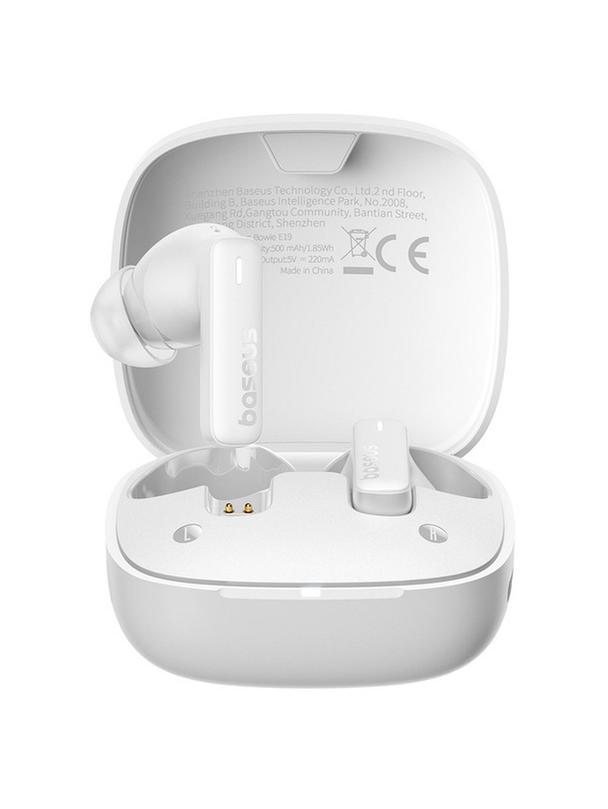 BASEUS słuchawki bezprzewodowe bluetooth TWS E19 białe
