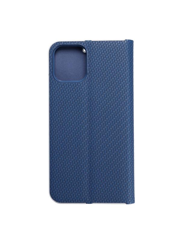 Kabura LUNA Book Carbon do IPHONE 12 / 12 Pro niebieski