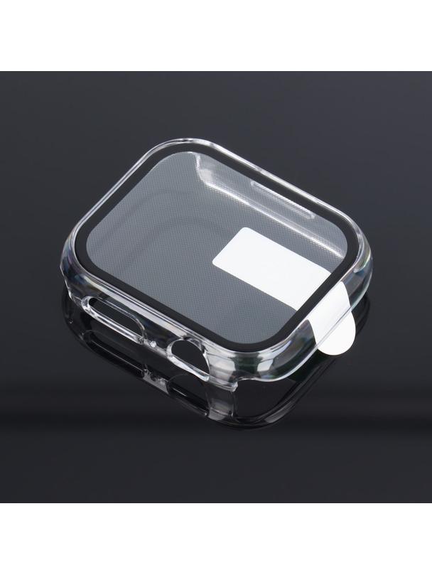 Futerał ochronny ze szkłem Bestsuit Flexible do Apple Watch series 7/8/9-45mm - transparentny