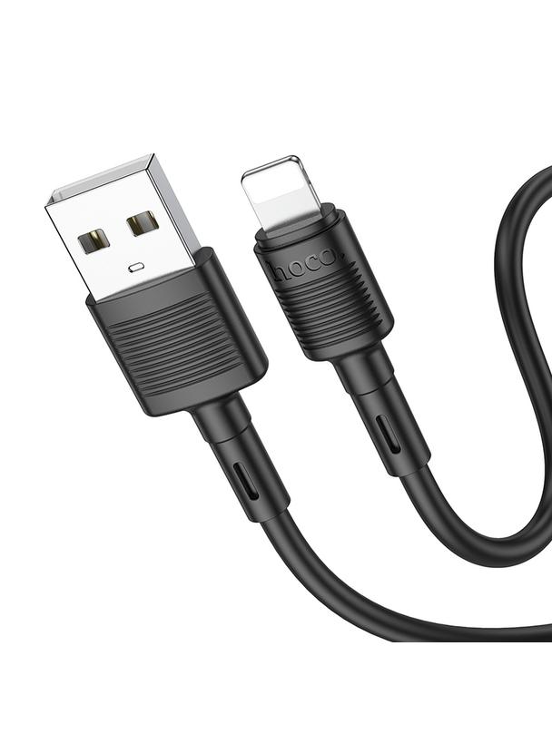 Kabel USB A do Lightning Hoco 2,4A 1 m X83 czarny