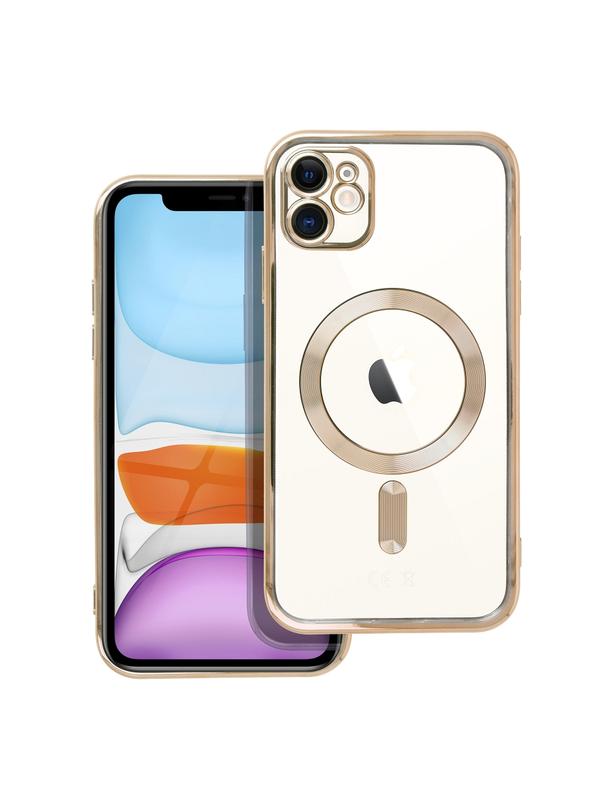Futerał ELECTRO MAG COVER kompatybilny z MagSafe do IPHONE 11 złoty