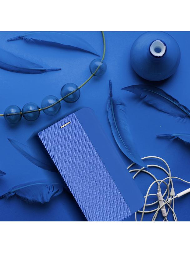 Kabura SENSITIVE Book do IPHONE 16 Plus niebieski