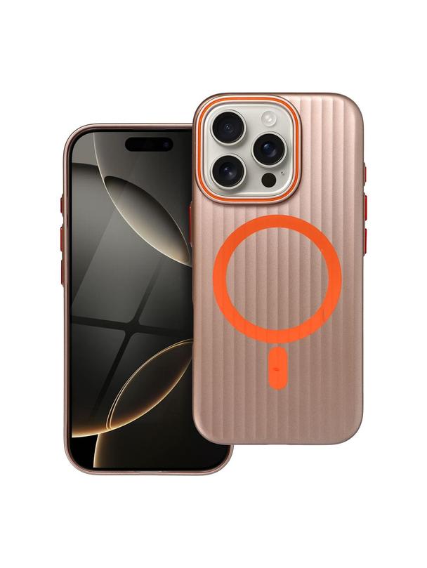 Futerał SIMPLY kompatybilny z MagSafe do IPHONE 15 Pro tytan pustynny