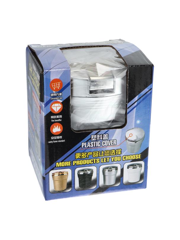 Popielniczka samochodowa CHROM srebrna