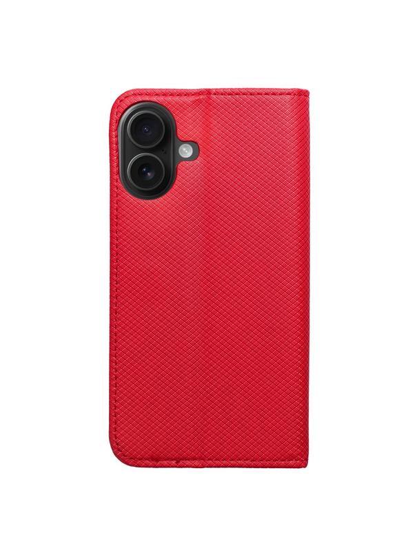 Kabura SMART CASE Book do IPHONE 16 czerwony