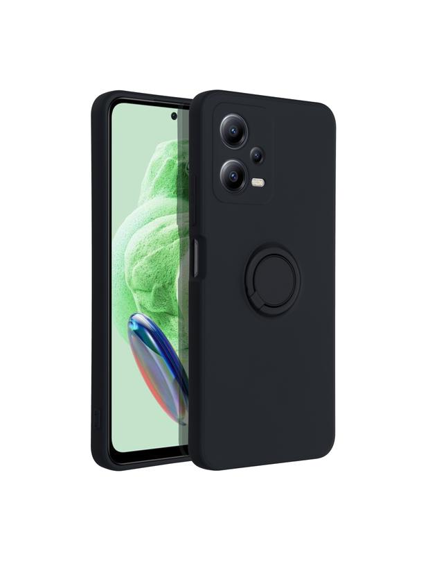 Futerał SILICONE RING do XIAOMI Redmi Note 12 5G czarny