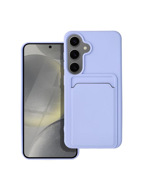 Futerał CARD CASE do SAMSUNG S24 fioletowy