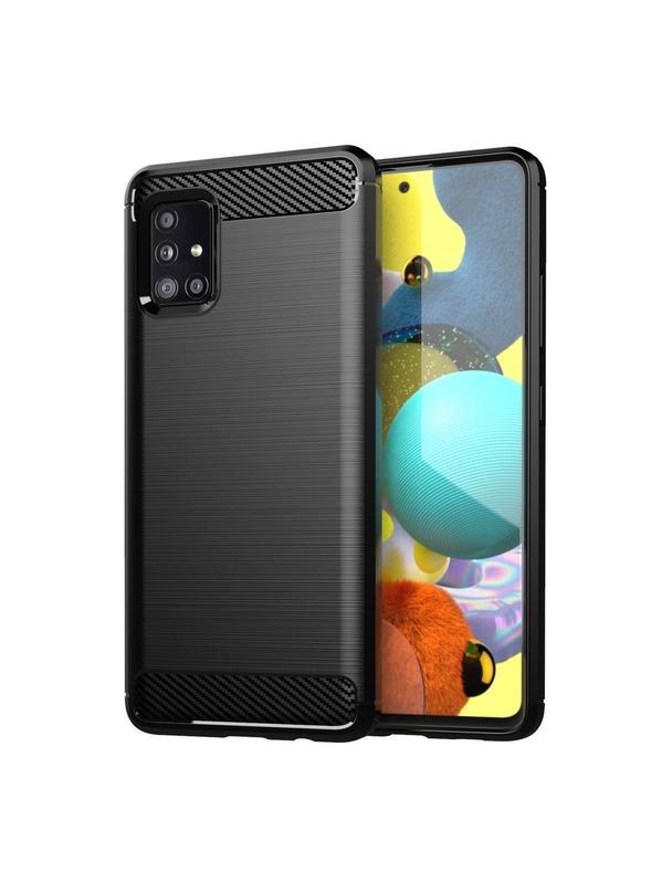 Futerał CARBON do SAMSUNG A71 czarny