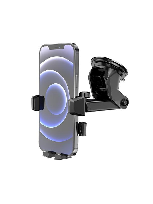 Uchwyt na telefon do samochodu uniwersalny Hoco do szyby / deski CA83 czarny