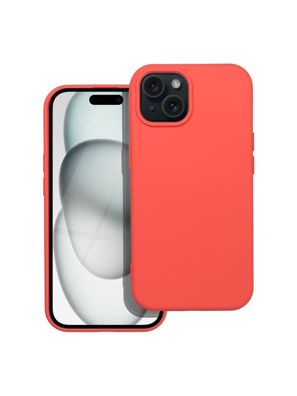 Futerał SILICONE do IPHONE 15 brzoskwiniowy