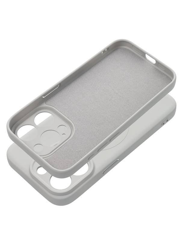 Futerał SILICONE MAG COVER kompatybilny z MagSafe do IPHONE 15 Pro tytanowy