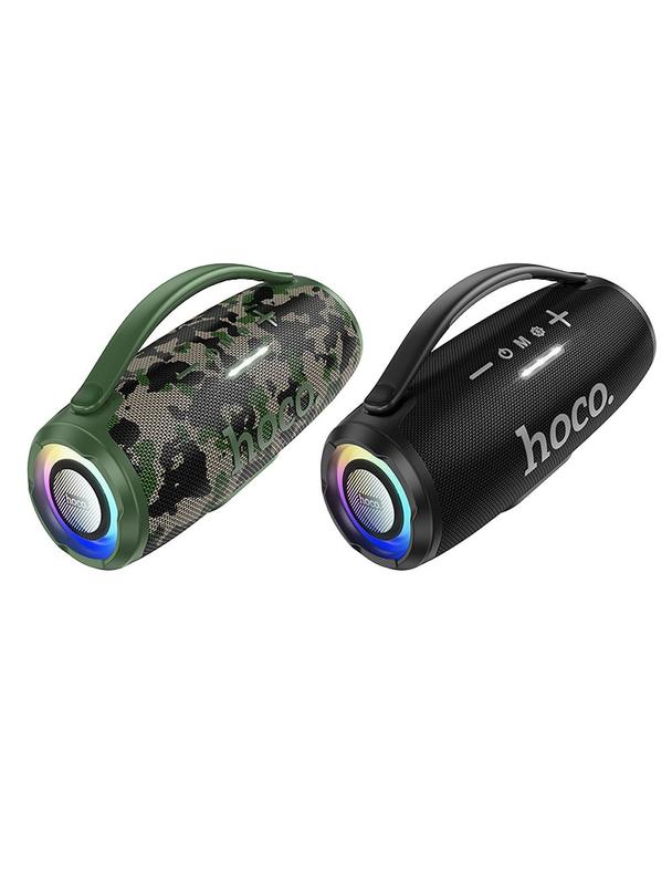 Głośnik bezprzewodowy LED 2 x 15W 4h Hoco HA4 MINI czarny