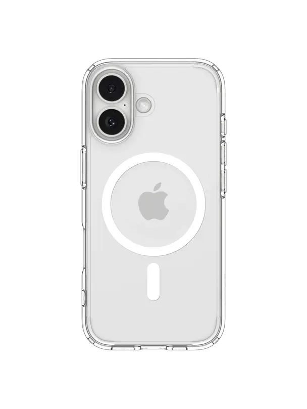 SPIGEN futerał ULTRA HYBRID MAG kompatybilny z MagSafe do IPHONE 17 clear white