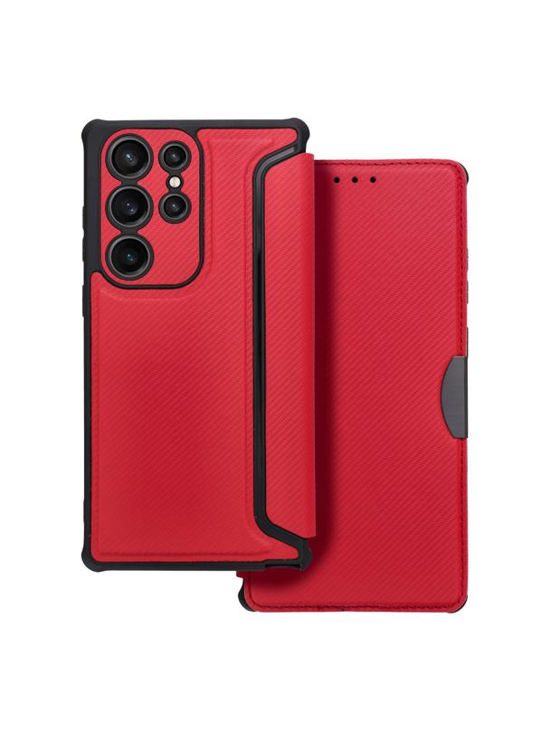 Kabura RAZOR Book do SAMSUNG S23 Ultra czerwony