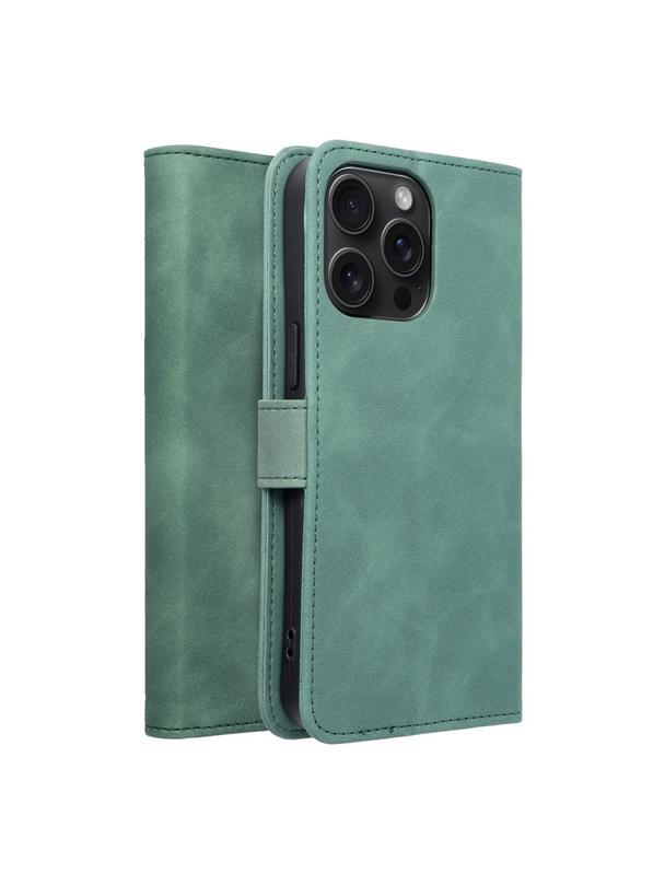 Kabura TENDER Book do IPHONE 15 Pro Max zielony