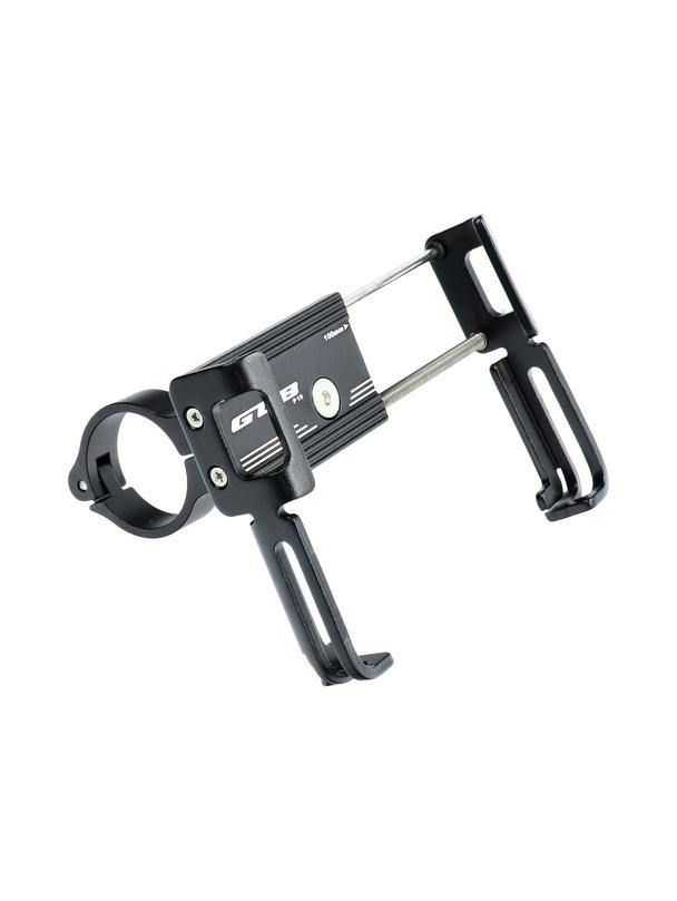 GUB uchwyt rowerowy na kierownicę P10 Aluminium + silikonowy uchwyt czarny