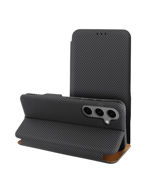 Kabura FOLIO Side Magnet do SAMSUNG S25 EDGE szary